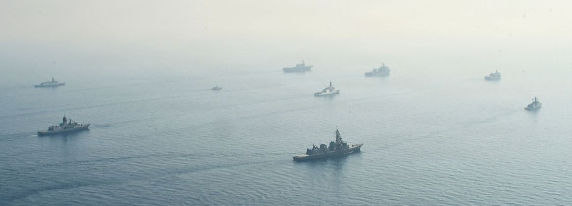 Ships from the Armed Forces of the Philippines, Japan Maritime Self-Defense Force, Royal Australian Navy, Royal Canadian Navy, U.S. Coast Guard and U.S. Navy participate in a group sail exercise for Exercise Balikatan 2026, April 24, 2026. Balikatan is a longstanding annual exercise between the Armed Forces of the Philippines and U.S. military that represents the strength of our alliance, improves our capable combined force, and demonstrates our commitment to regional peace and prosperity. (Courtesy photo by Japanese Self-Defense Force)