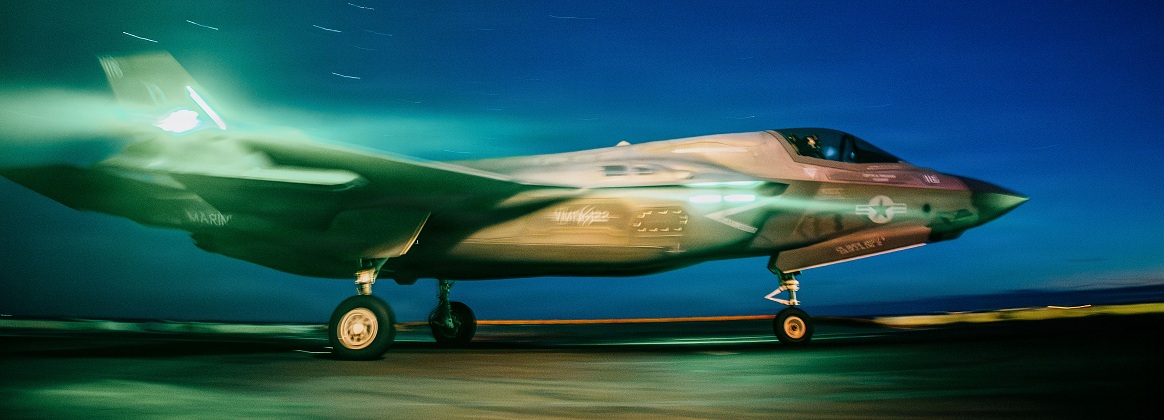 USMC F-35B Lightning II Takes Off