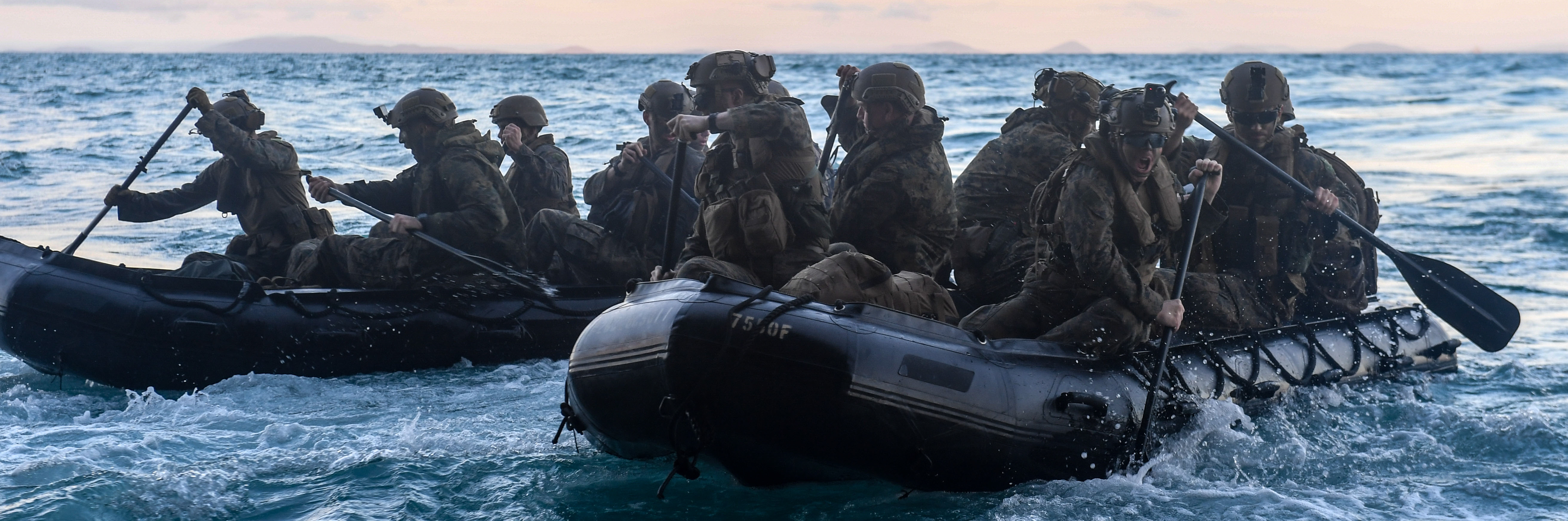 Sailors and Marines aboard USS Green Bay (LPD 20) Conduct Amphibious Assault Exercise with JGSDF During Exercise Talisman Sabre 23