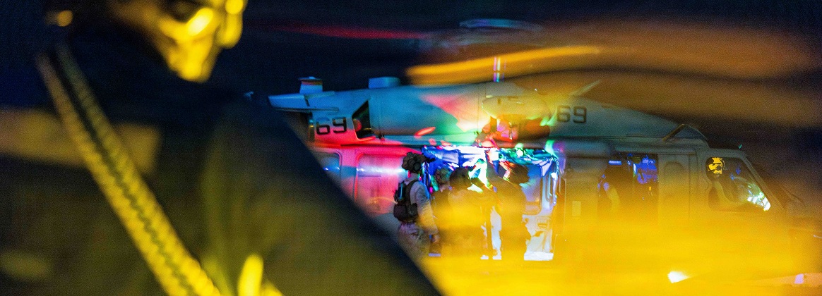11th MEU Marines, Sailors Conduct Fast-Rope Training Aboard USS Boxer