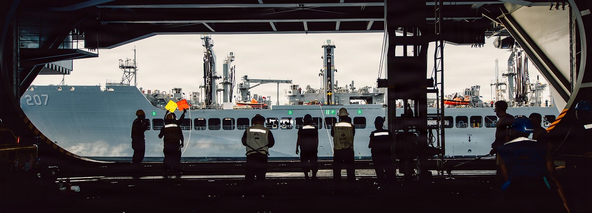 George Washington Conducts Fueling at Sea