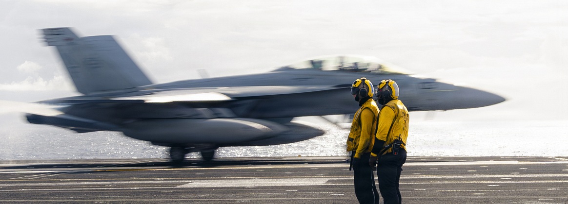 George Washington Conducts Flight Operations