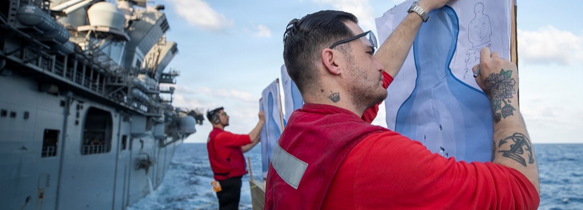 USS Tripoli Conducts Live-Fire Evolution