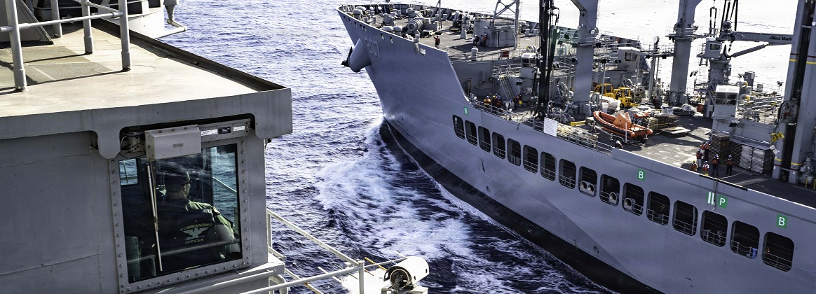 George Washington Conducts Fueling at Sea